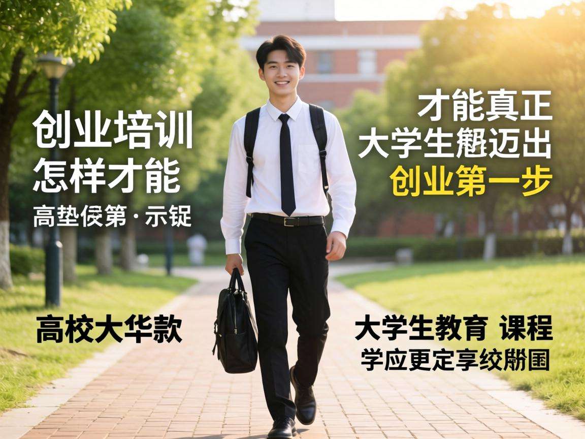 高校创业培训怎样才能真正帮大学生迈出创业第一步