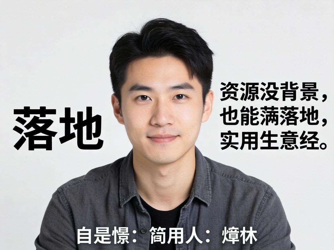普通人没资源没背景也能落地的实用生意经有哪些