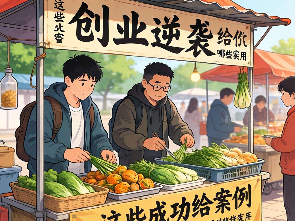 普通人靠摆摊创业逆袭?这些成功案例能给你哪些实用启发