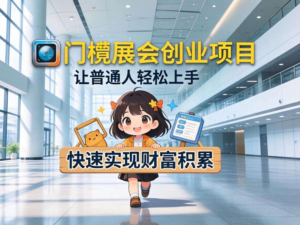 普通人想做低门槛展会创业项目真的能快速上手赚钱吗
