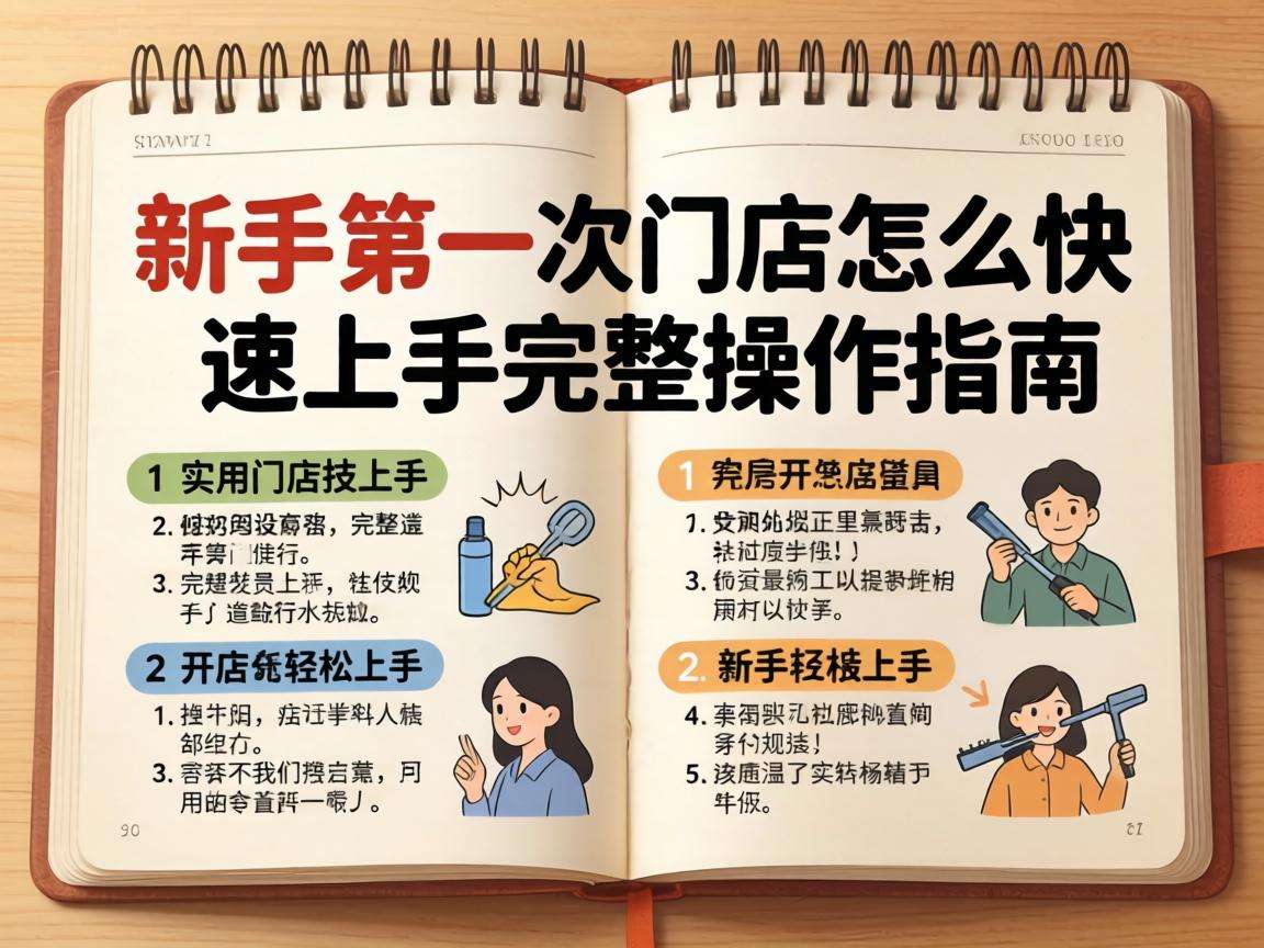 新手第一次开店怎么快速上手完整操作指南有哪些