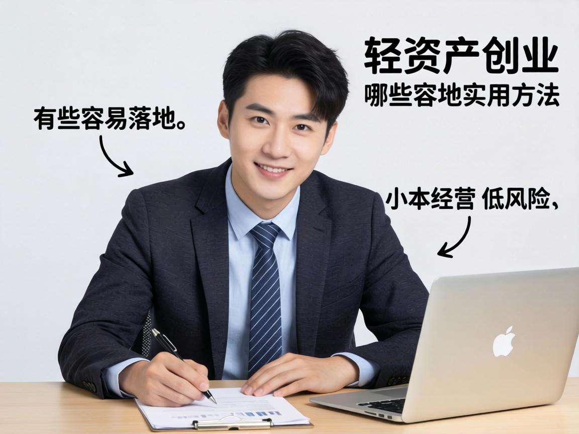普通人想做轻资产创业有哪些容易落地的实用方法