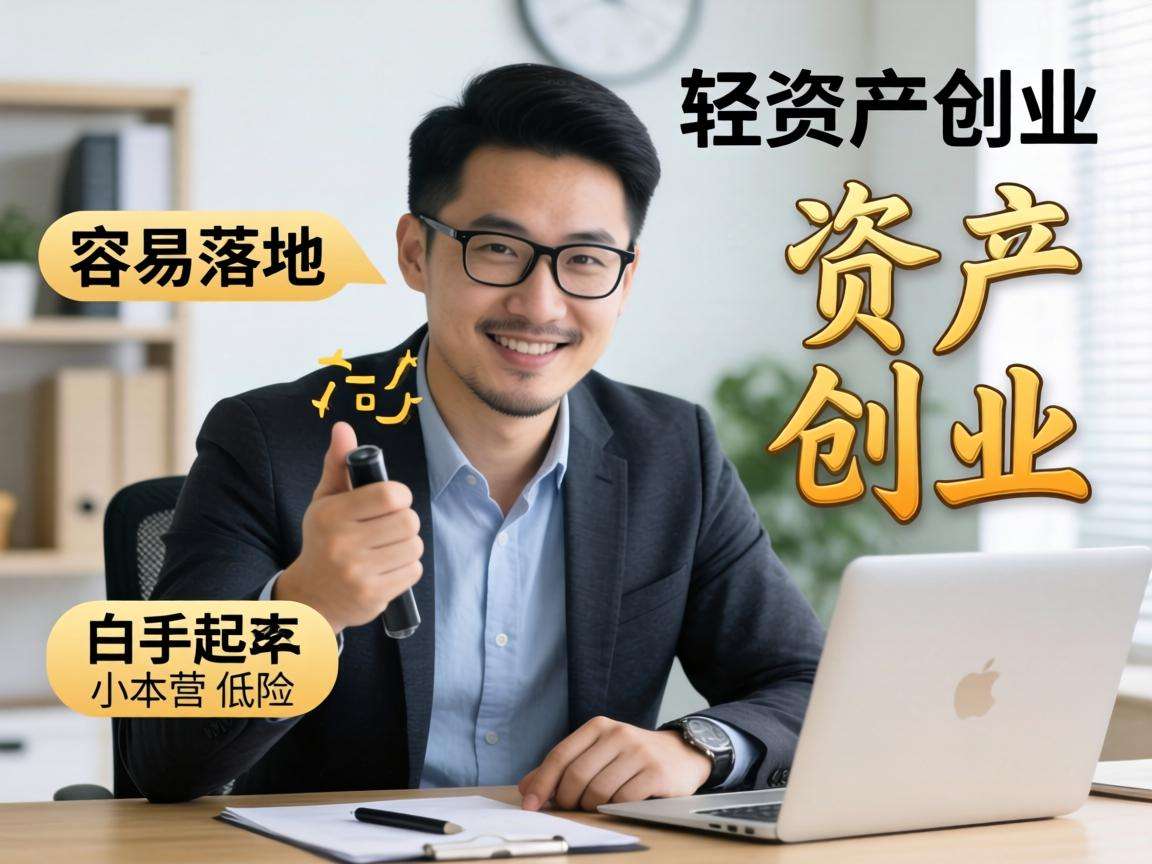 普通人想做轻资产创业有哪些容易落地的实用方法