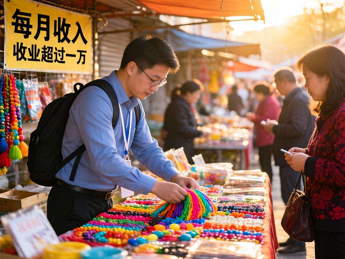 上班族靠副业摆摊月入过万?这些真实案例能给你哪些启发