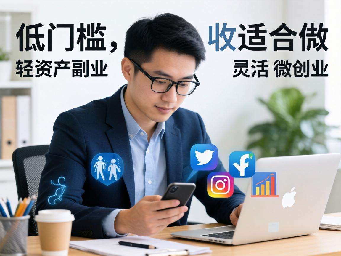 普通人想增加收入适合做哪些低门槛的轻资产副业