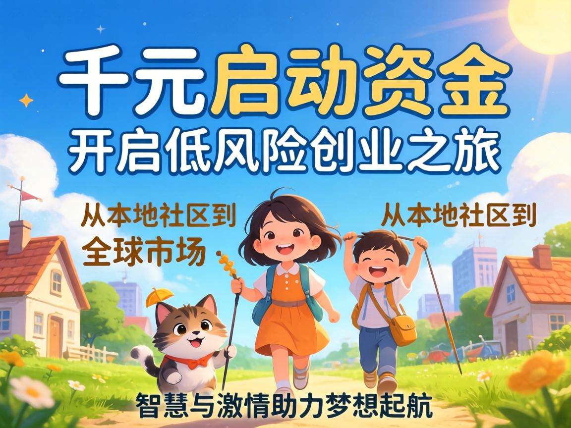 手头只有千元启动资金，能找到哪些靠谱的低风险创业方向