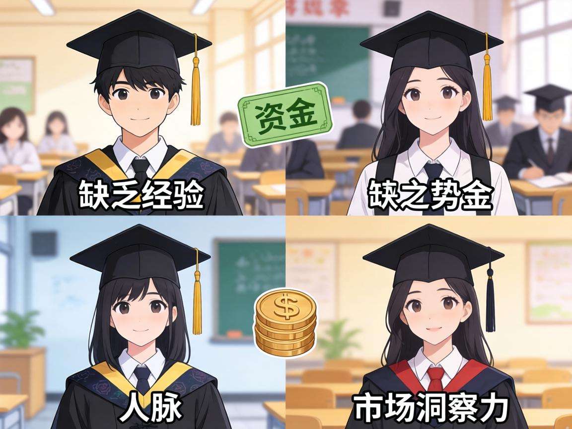 初入社会的大学生创业普遍存在哪些核心劣势