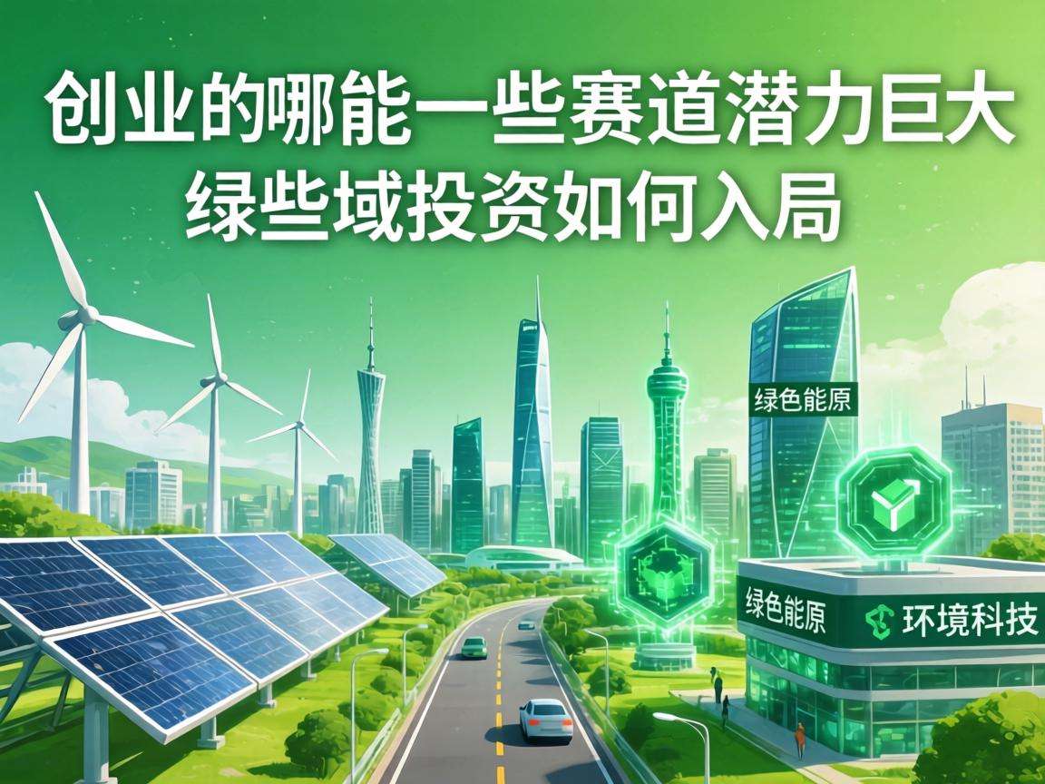 当下绿色创业有哪些值得入局的高潜力热门赛道