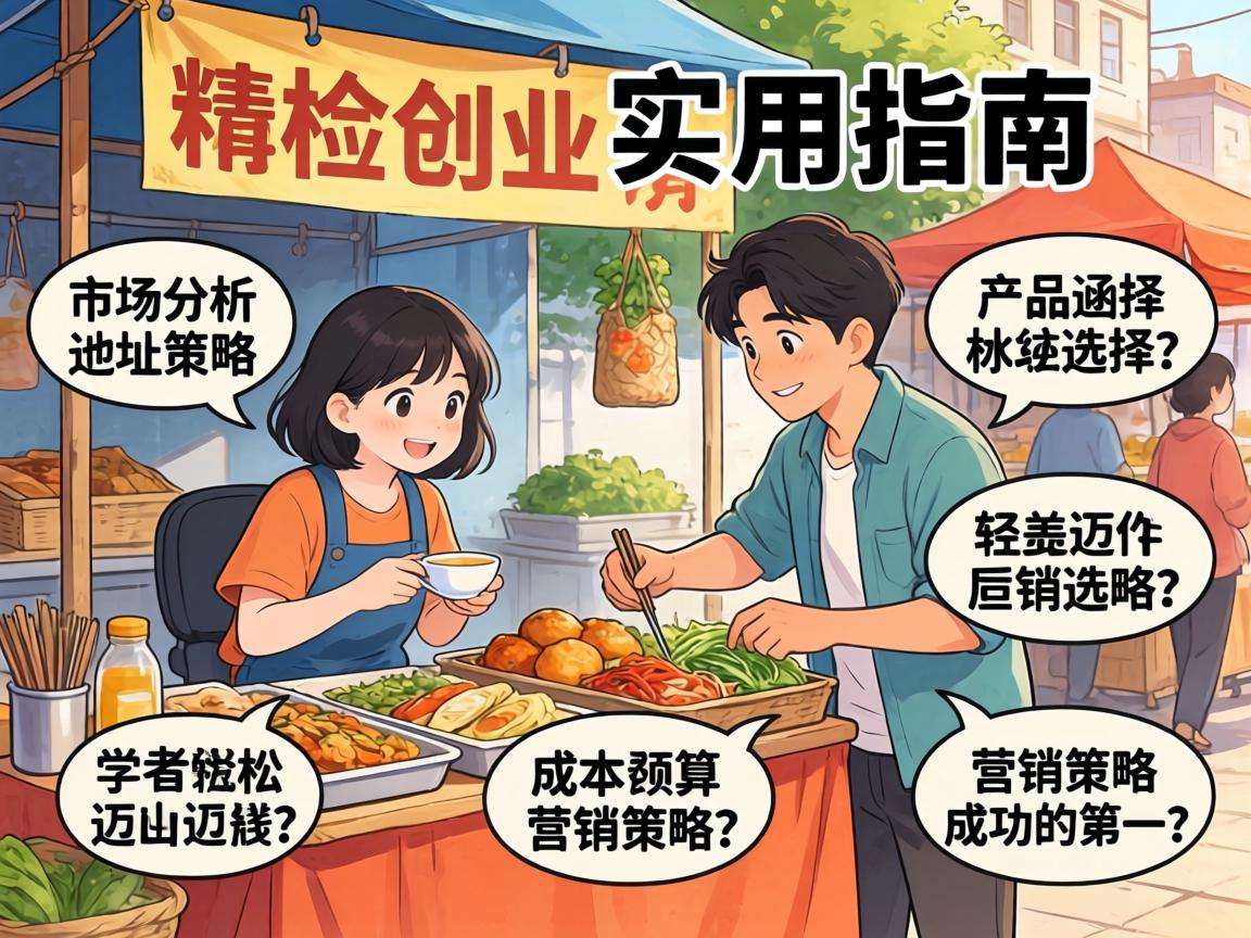普通人没经验想摆摊创业有哪些实用落地的指南
