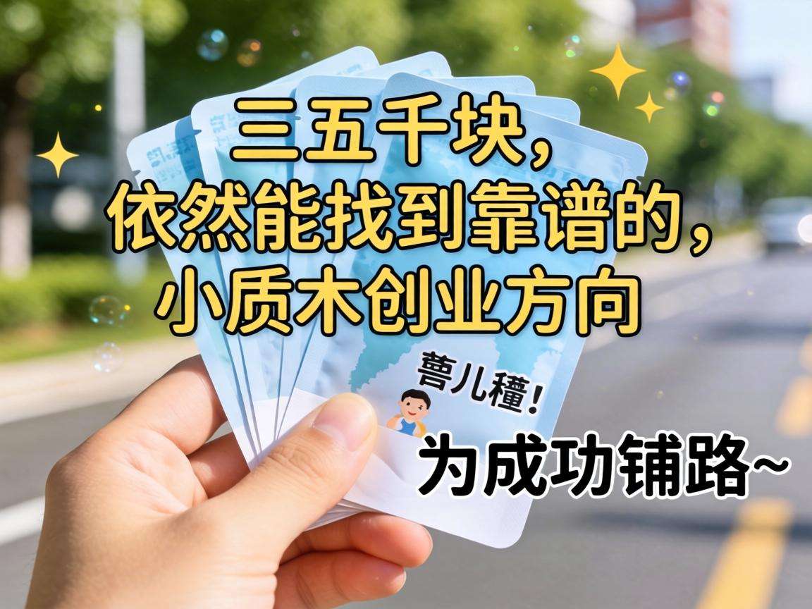 手里只有三五千块能选哪些靠谱的小成本创业方向