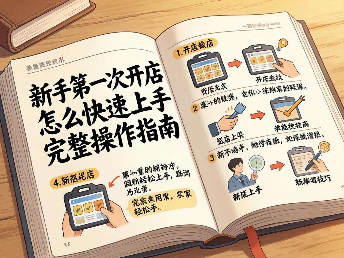 新手第一次开店怎么快速上手完整操作指南有哪些
