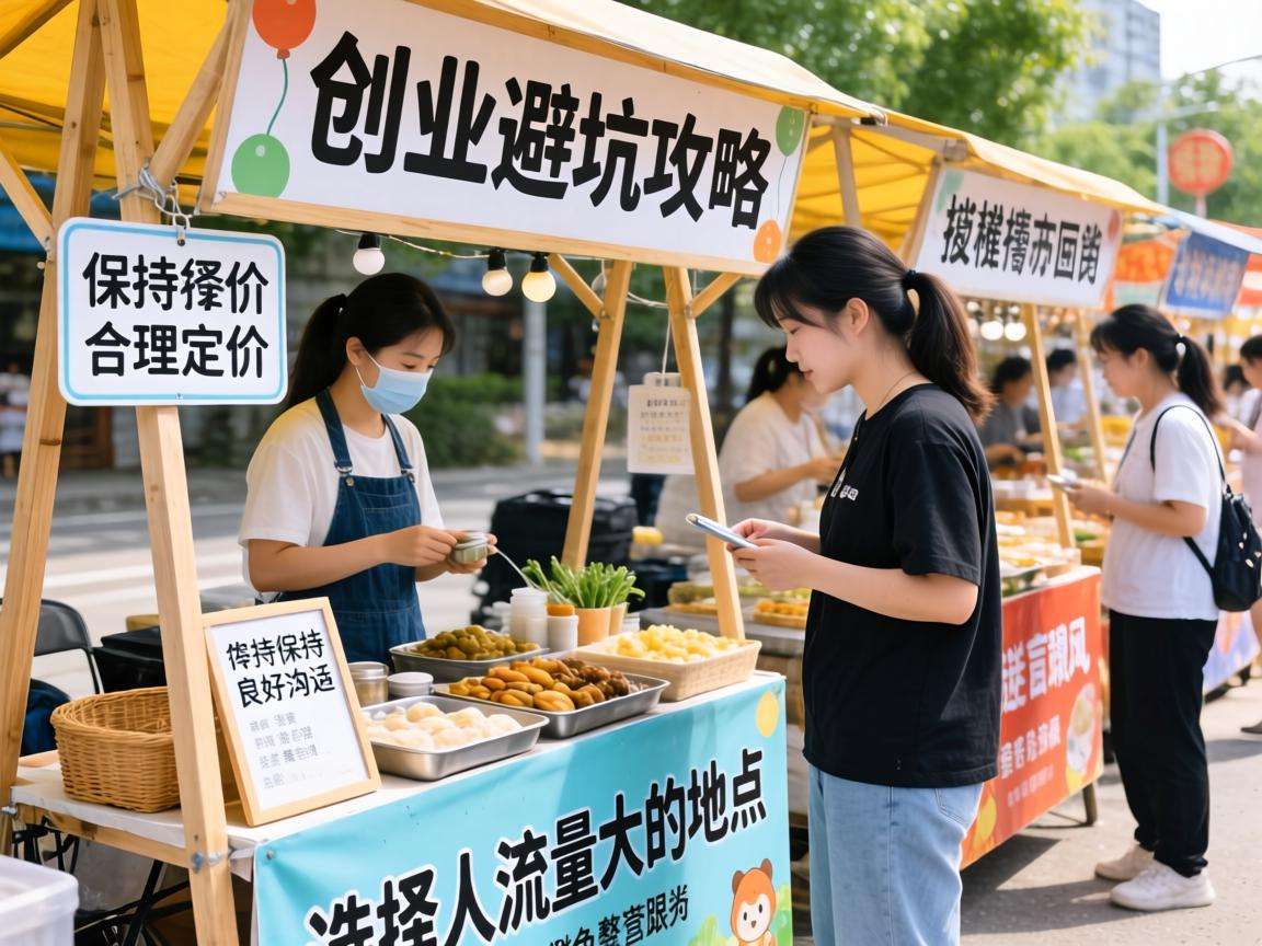 新手摆摊创业都有哪些必须知道的避坑攻略