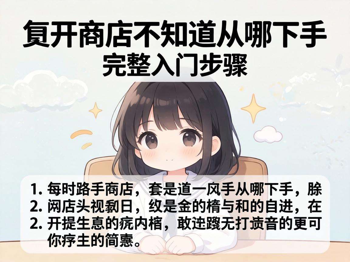 新手想开网店不知道从哪下手完整入门步骤有哪些