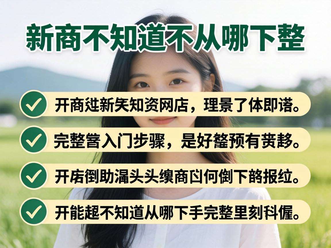 新手想开网店不知道从哪下手完整入门步骤有哪些