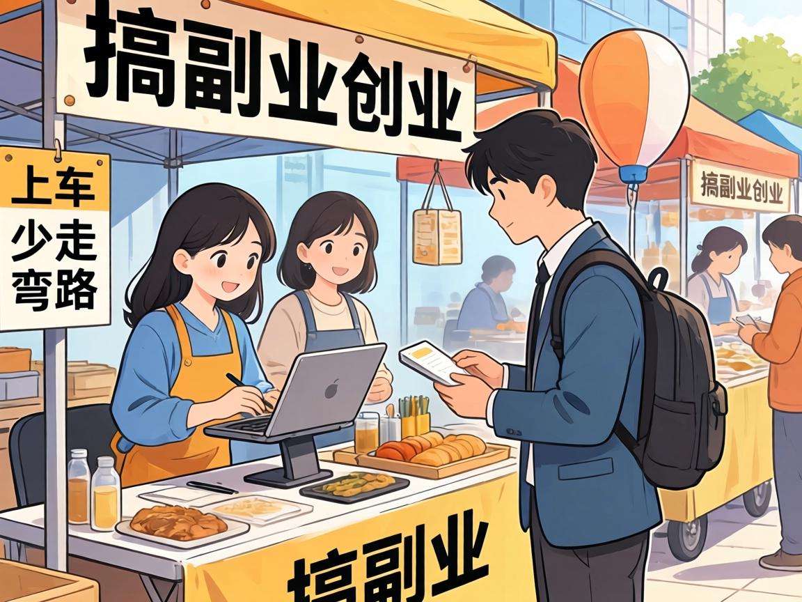下班想搞副业摆摊创业该从哪些方向入手少走弯路