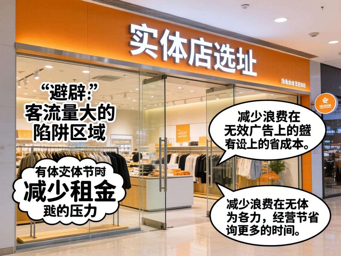 开实体店怎么选址才能避开客流陷阱少走弯路