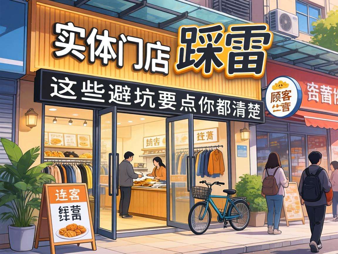 想开实体门店不踩雷，这些避坑要点你都清楚吗