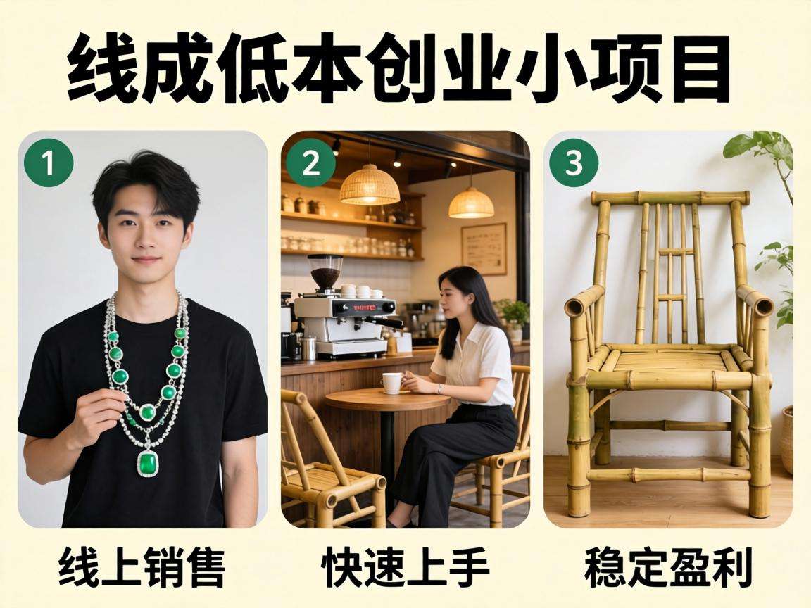 普通人低成本创业小项目有哪些能快速上手还稳定盈利