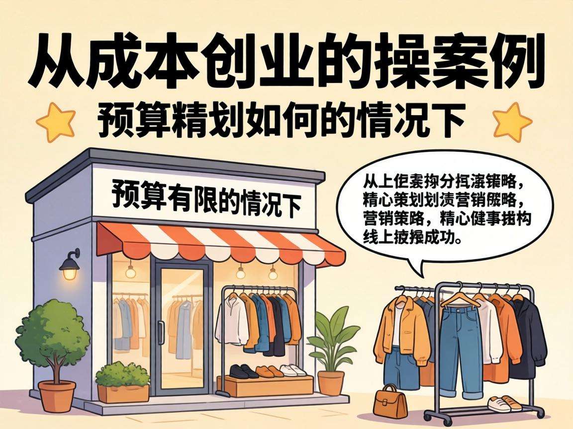 普通人小成本创业实操案例有哪些可直接复用的经验