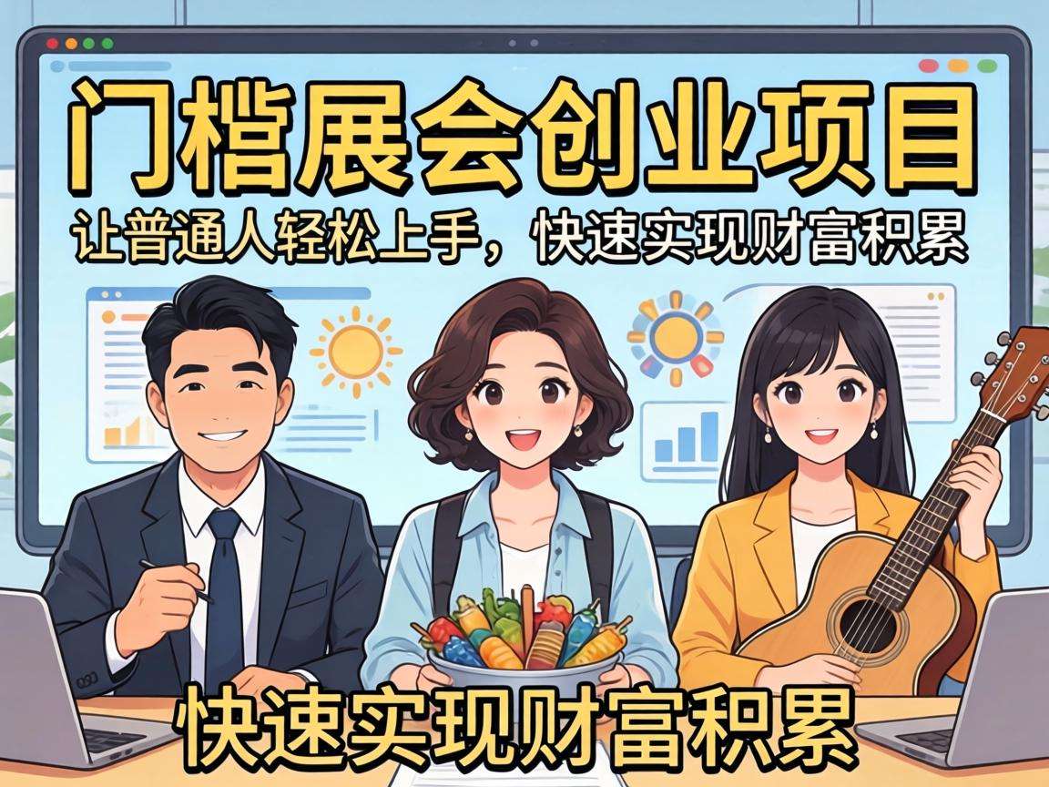 普通人想做低门槛展会创业项目真的能快速上手赚钱吗