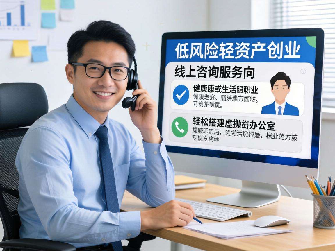 普通人可快速上手的低风险轻资产创业方向有哪些
