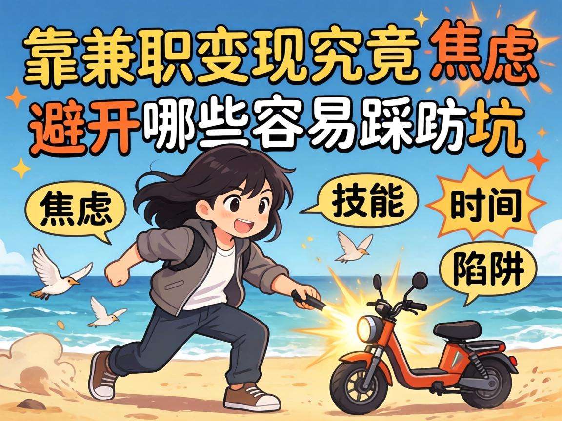 普通人想靠兼职变现究竟要避开哪些容易踩的坑