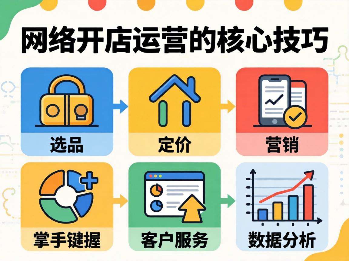 新手做网络开店运营有哪些实用可落地的核心技巧
