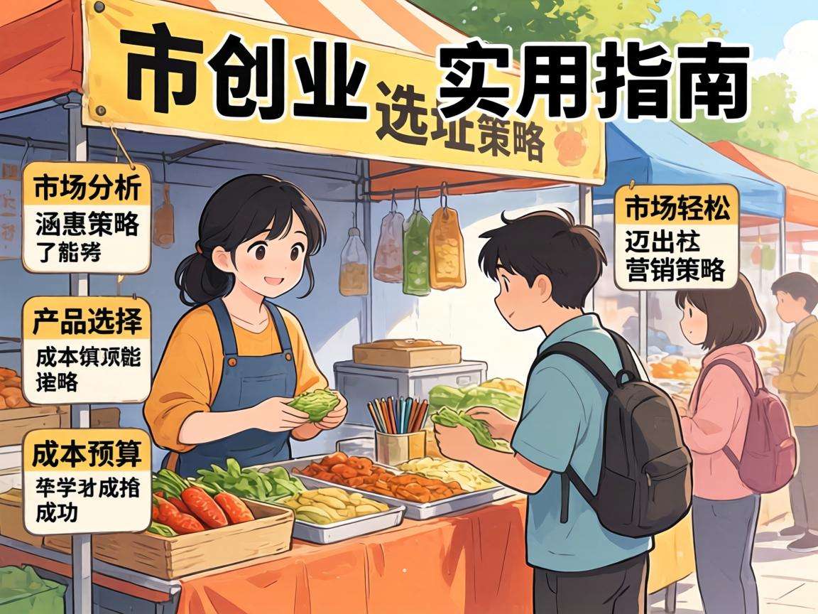 普通人没经验想摆摊创业有哪些实用落地的指南