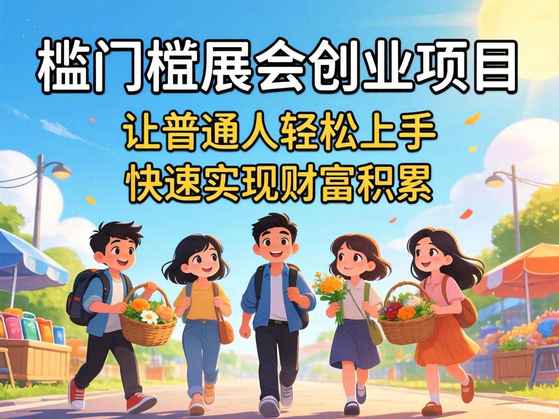 普通人想做低门槛展会创业项目真的能快速上手赚钱吗
