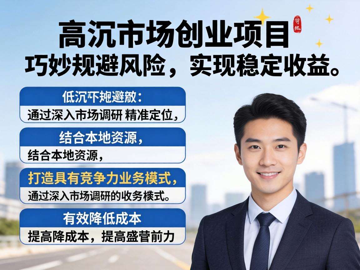 下沉市场创业项目选哪些方向能避开风险拿到实际收益