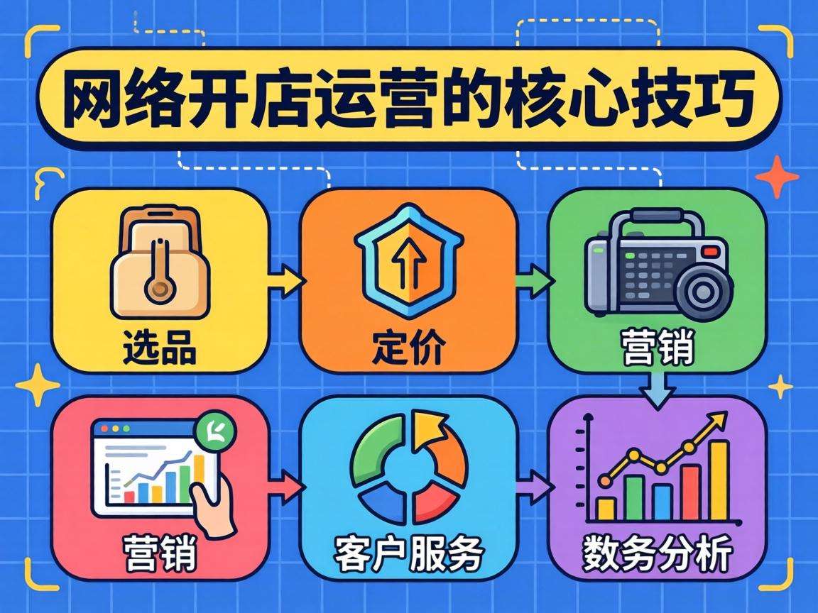 新手做网络开店运营有哪些实用可落地的核心技巧