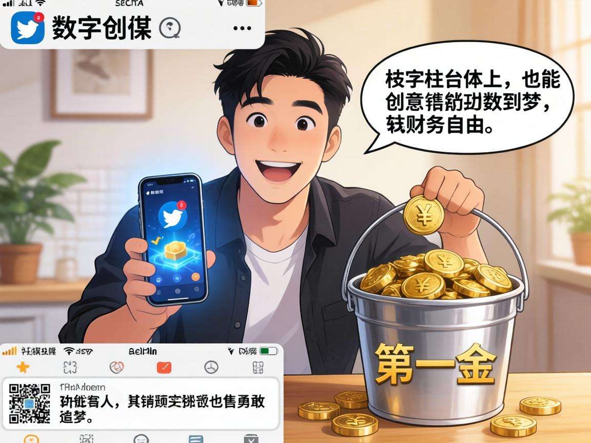没资源没背景的普通人靠数字创业真的能赚到第一桶金吗