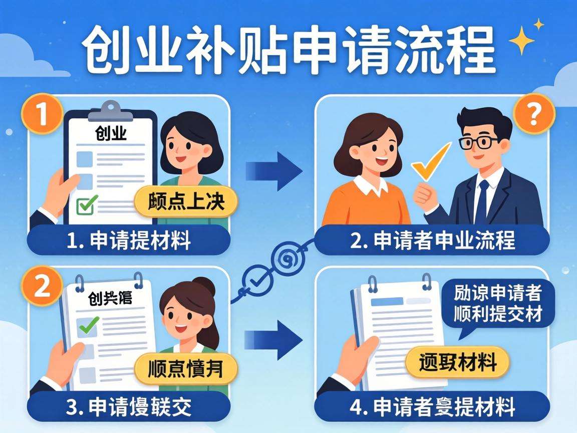 创业补贴申请流程具体都有哪些需要注意的步骤
