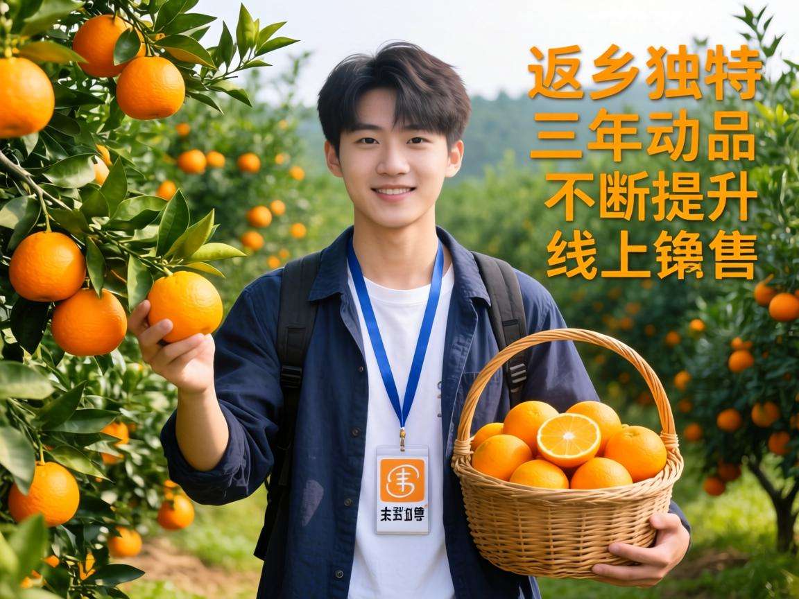 95后大学生返乡种橙三年能闯出怎样的创业新天地