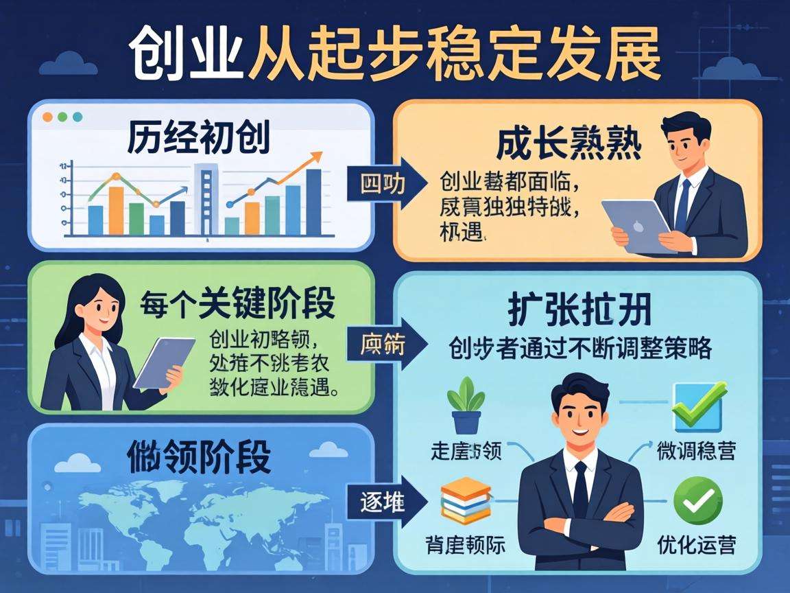 小微创业从起步到稳定发展要走过哪些关键阶段