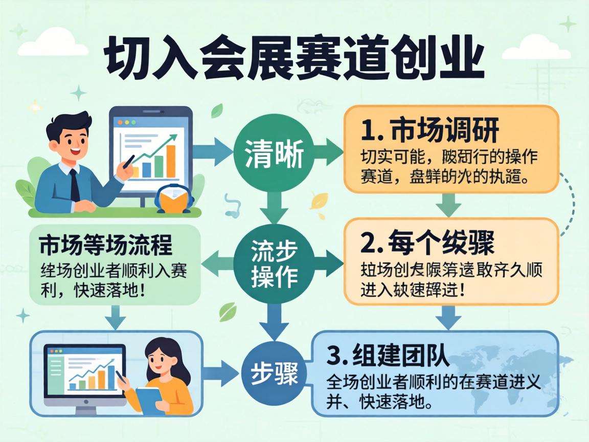 普通人切入会展赛道创业有哪些可落地的实操指南