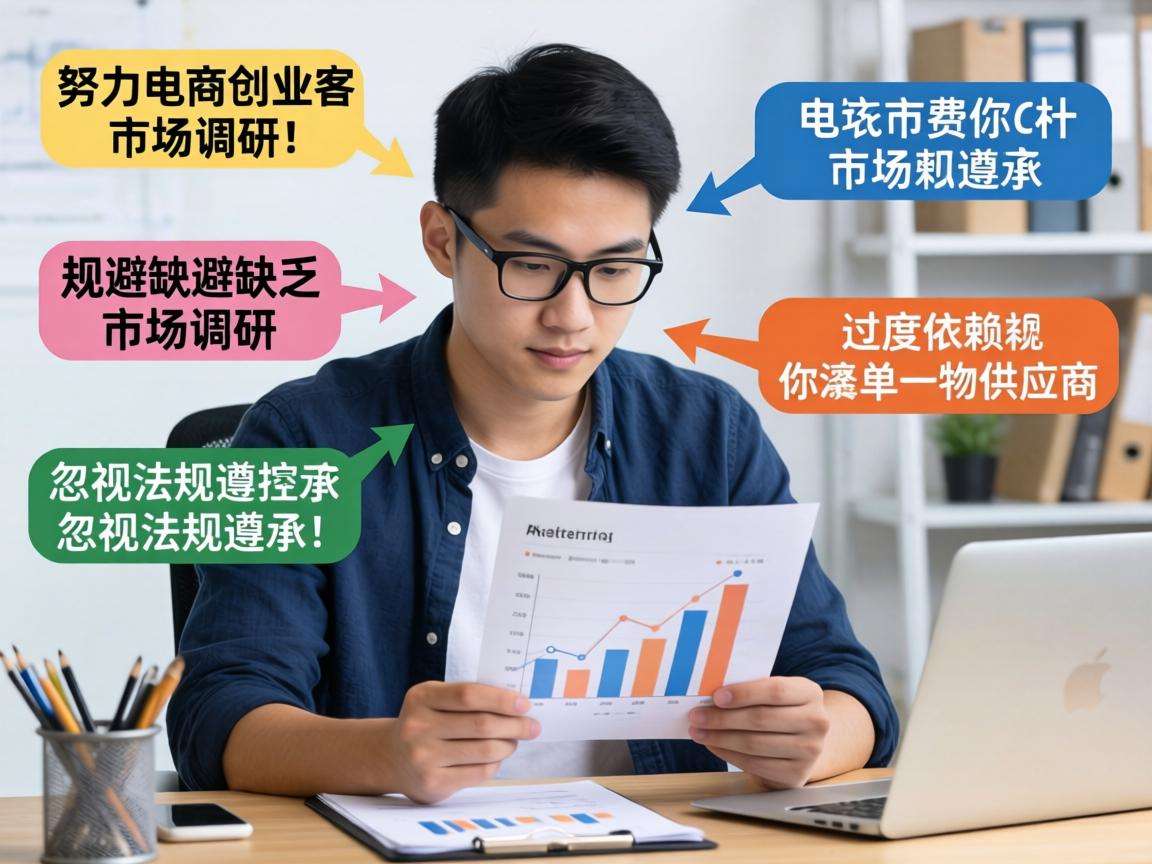 新手入局电商创业需要提前规避哪些常见风险