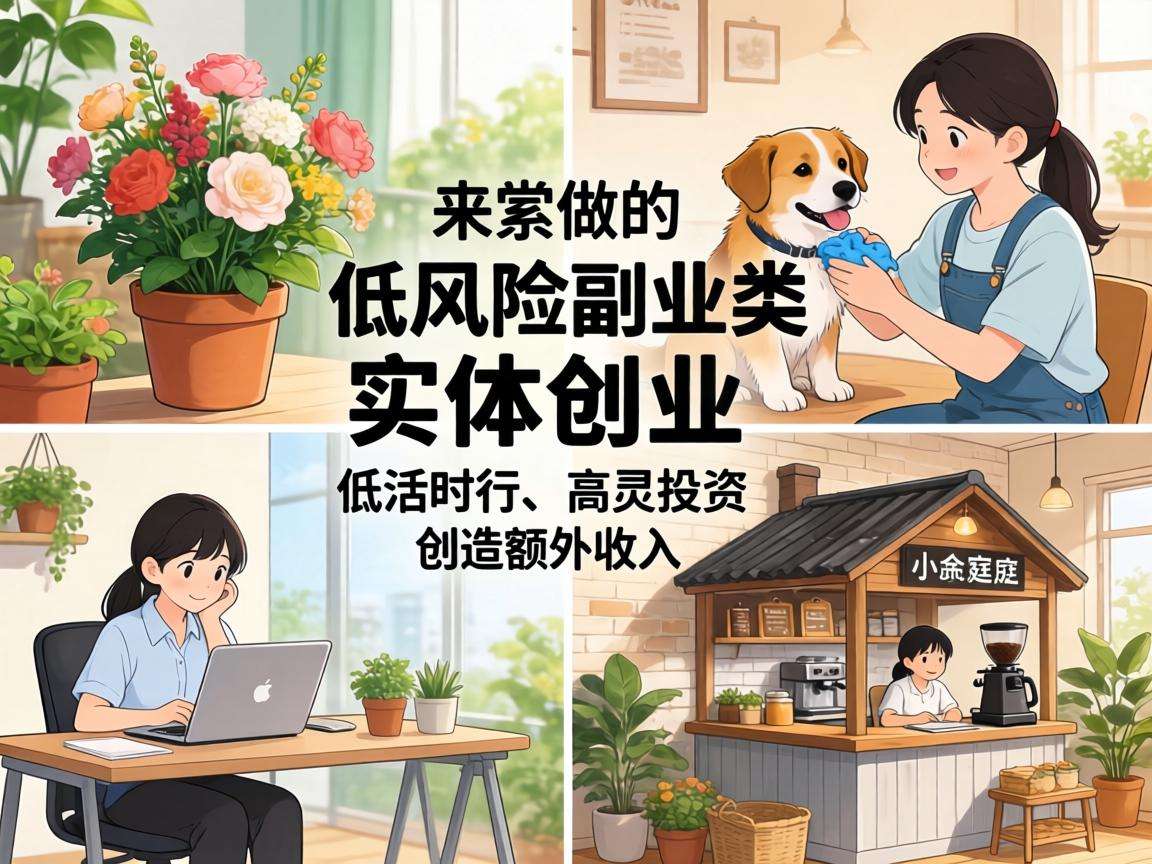 适合普通人做的低风险副业类实体创业项目都有哪些?