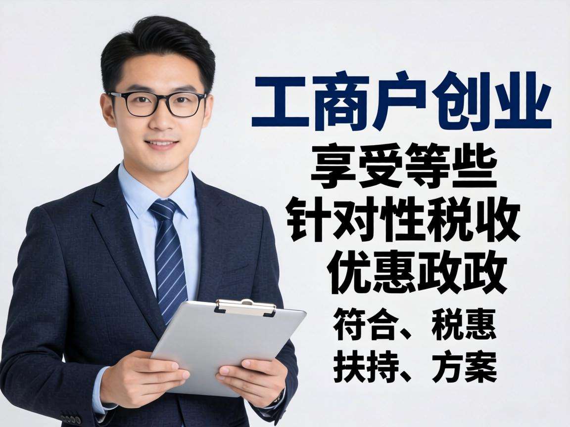 个体工商户创业能享受哪些针对性的税收优惠政策