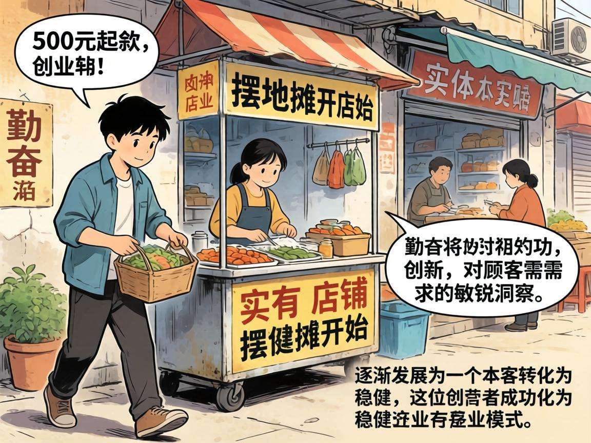 普通人靠500元起步的小成本创业真实案例你知道哪些