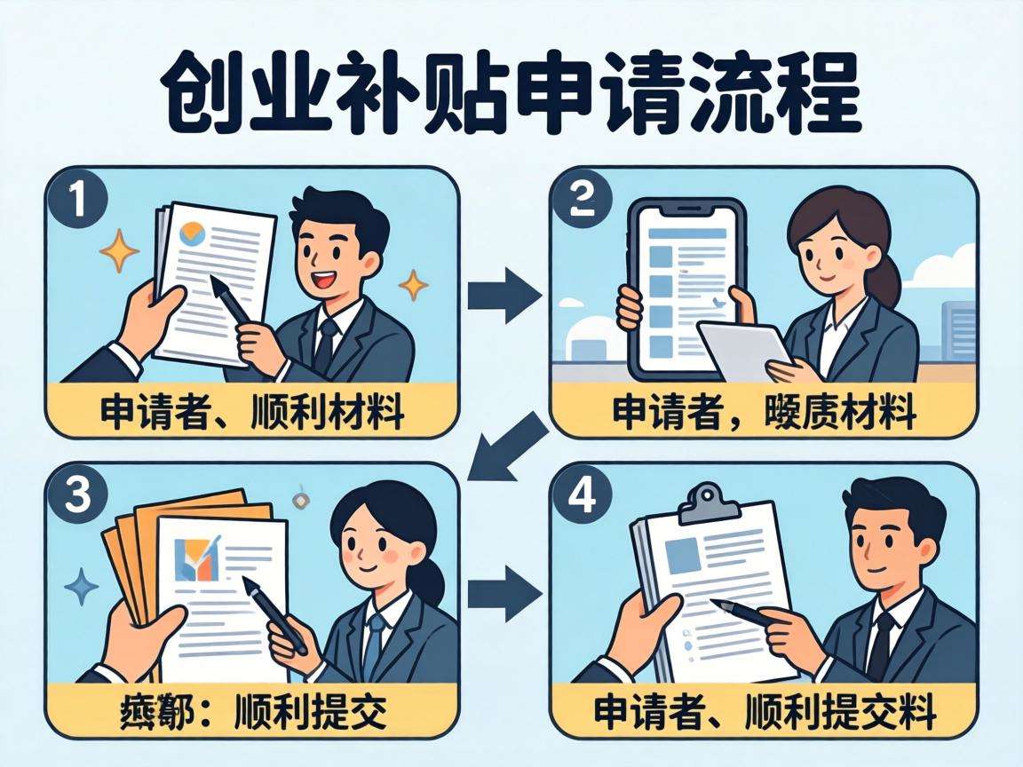 创业补贴申请流程具体都有哪些需要注意的步骤