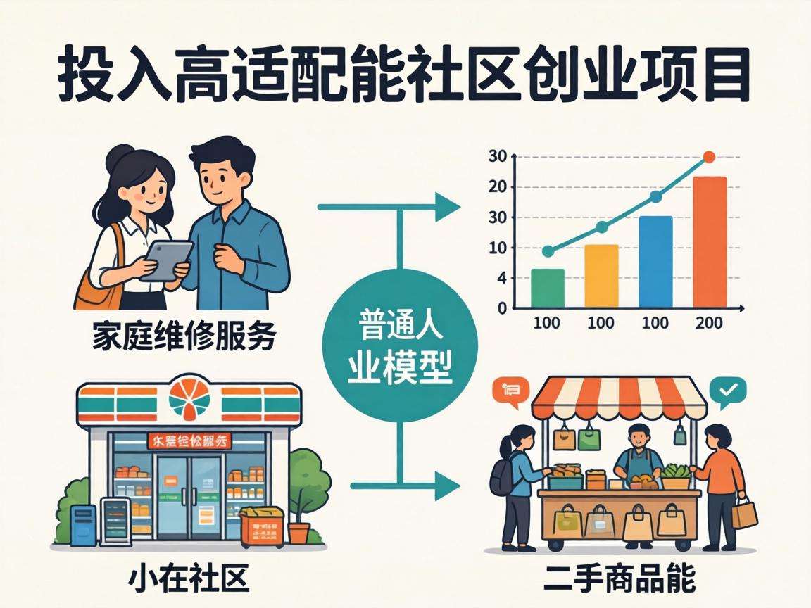 低投入高适配的社区创业项目都有哪些值得普通人选择