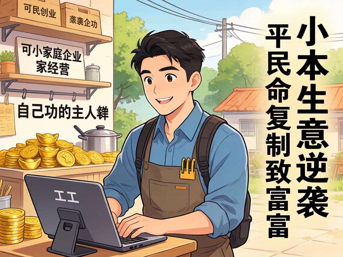 普通打工人靠小本生意逆袭平民创业有哪些可复制的致富案例