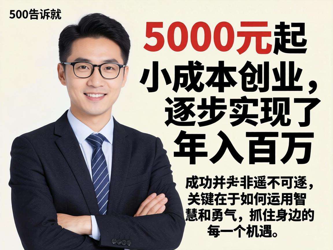 5000元起步的小成本创业真的能做出年入百万的成绩吗