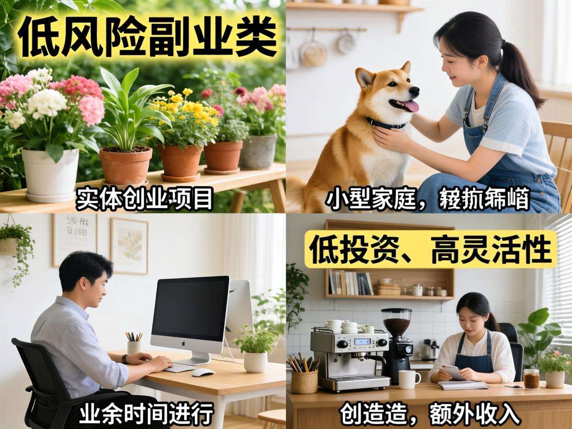 适合普通人做的低风险副业类实体创业项目都有哪些？
