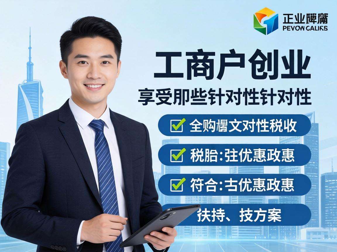 个体工商户创业能享受哪些针对性的税收优惠政策