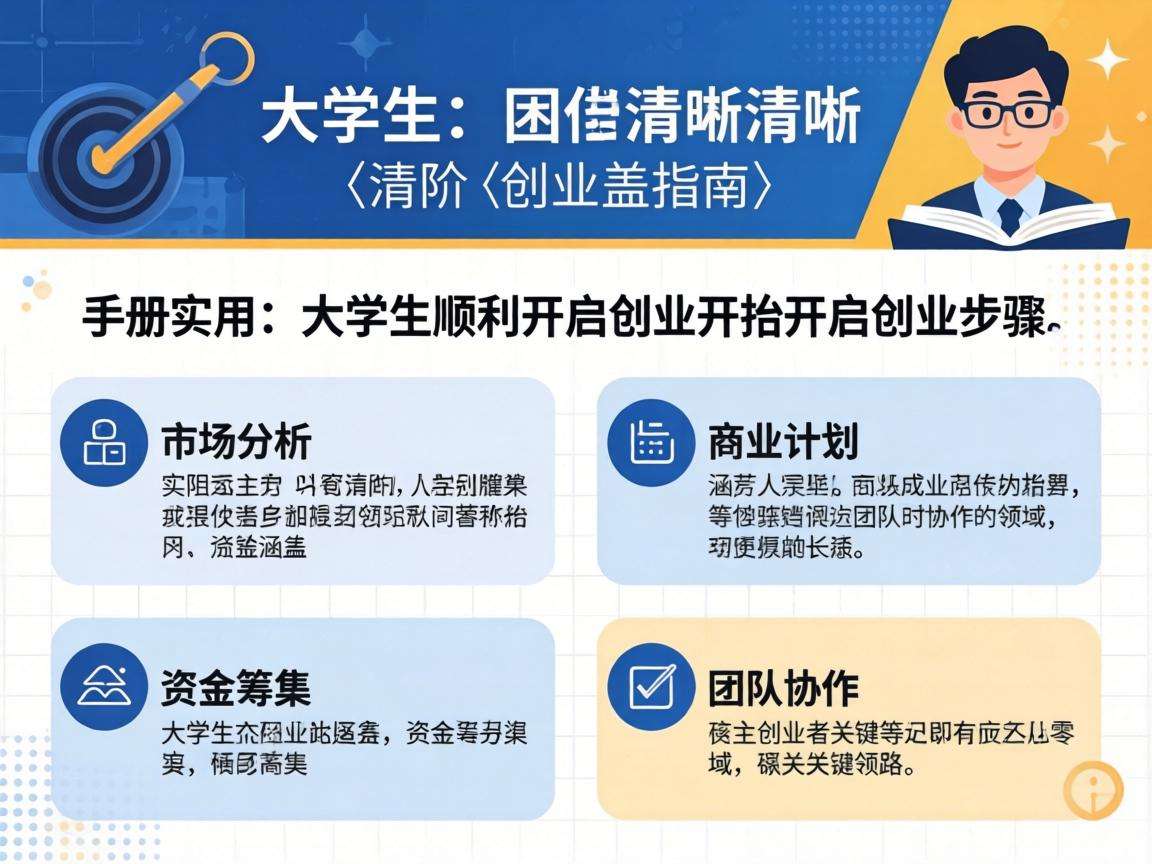 大学生创业手册里有哪些能直接落地的初阶创业指南