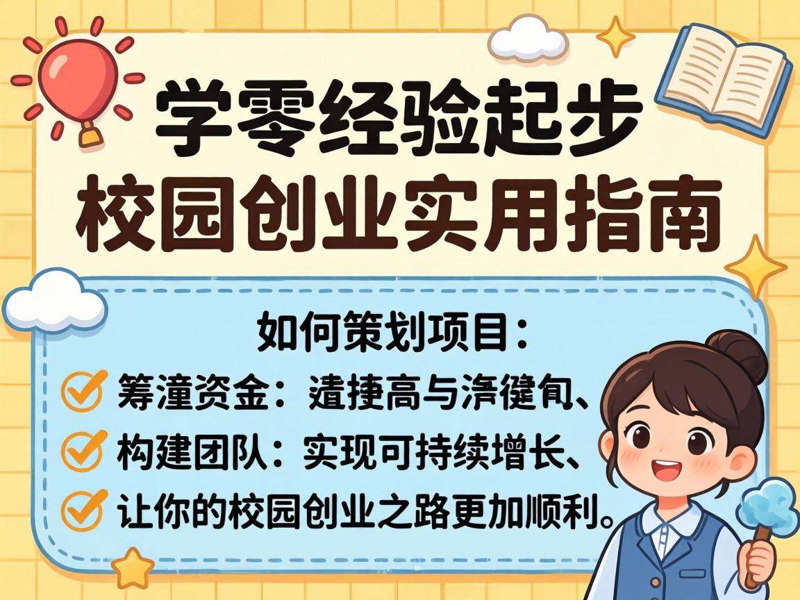 学生零经验起步校园创业有哪些可落地的实用指南