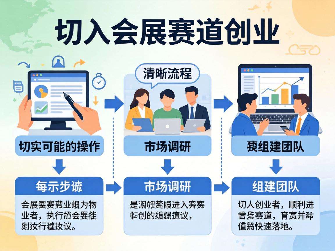 普通人切入会展赛道创业有哪些可落地的实操指南