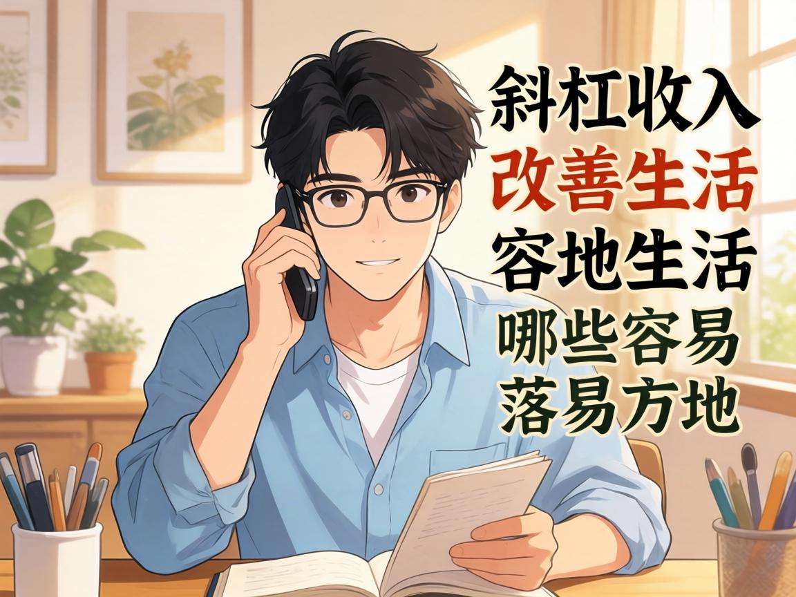 普通人想靠斜杠收入改善生活,有哪些容易落地的方向?